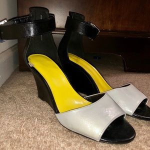 Black & Wedge Heel Size 7.5